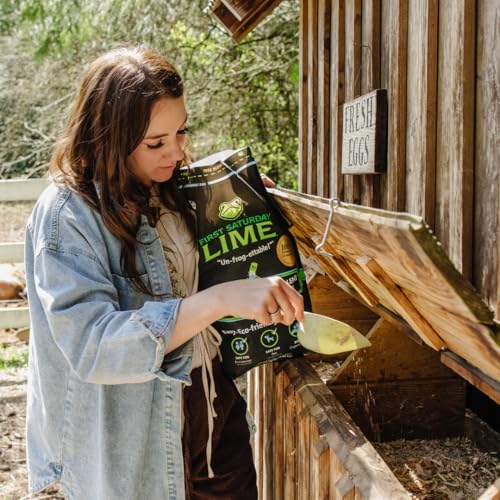 Image of First Saturday Lime Insect Deterrent - 40lb Bag |Multi-Purpose for Outdoors | First Saturday Lime Insect Deterrent - 40lb Bag |Multi-Purpose for Outdoors