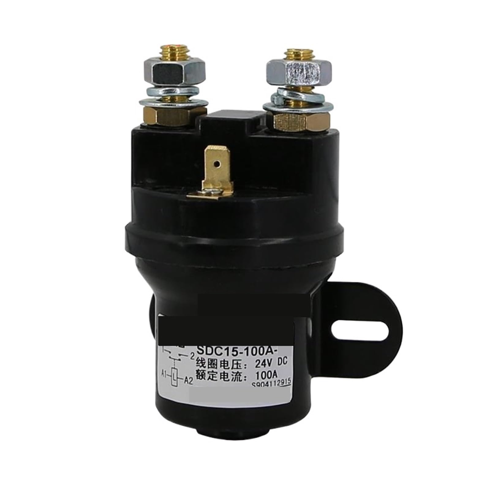 Contactor CC SDC15-100A QCC15-100A Relé de Potencia de Arranque 12V 24V 36V 48V 60V 72V 120V(Coli Voltage 24VDC)