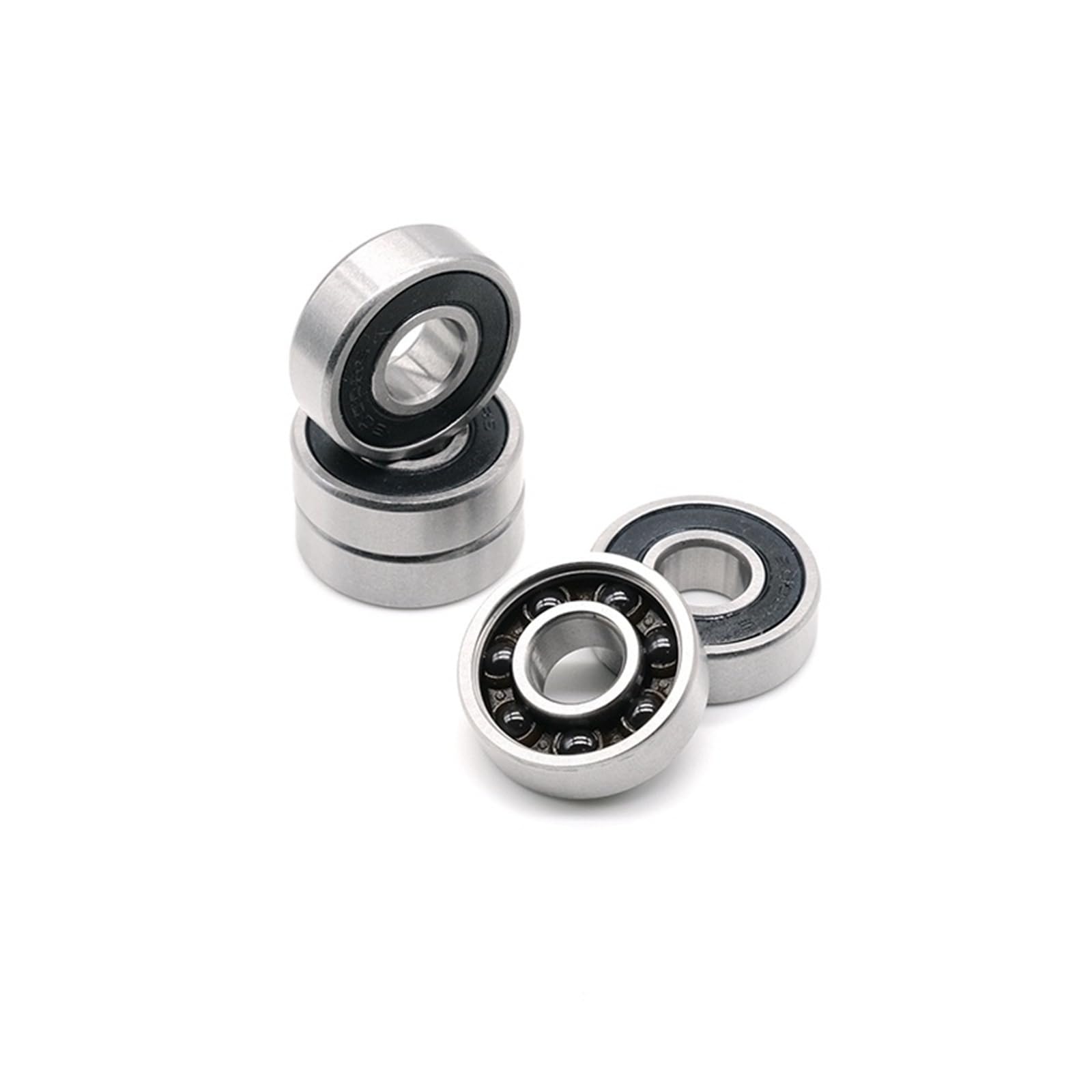 Roulements céramiques hybrides 6000RS 10 x 26 x 8 mm, pièces de rechange for boîtiers de pédalier 6000 RS 2RS, 2 pièces