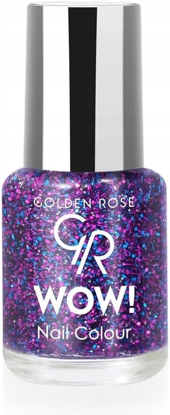 Golden Rose Wow Nail Color Glitter No: 208 - Işıltılı Mini Oje 6 ml