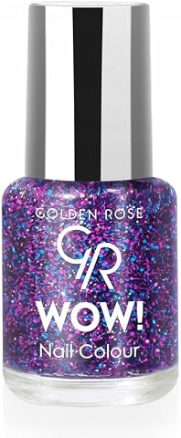 Golden Rose Wow Nail Color Glitter No: 208 - Işıltılı Mini Oje 6 ml