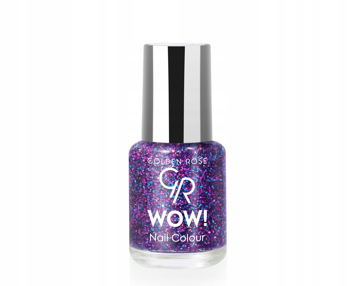 Golden Rose Wow Nail Color Glitter No:208 - Oje