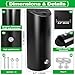 Outdoor Wall Mounted Ashtray, Cylinder Cigarette Disposal - 2PCS Commercial Cigarette Butt Container for Garden, Office, Restaurants, Hotels, Bars