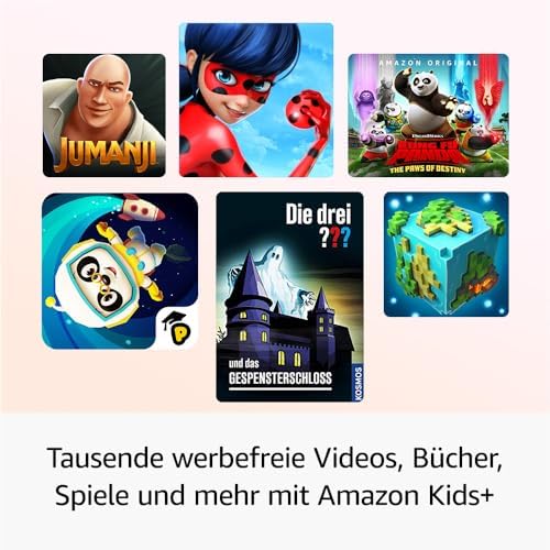 Amazon Fire HD 10 Kids Pro tablet (newest gen) | ages 6–12, 10" brilliant screen, long battery life, parental controls, slim case, 2023 release, 32 GB, Nebula - View 6