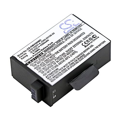 Cameron Sino Replacement Rechargeable Battery fit for Garmin Virb 360 (1100mAh)