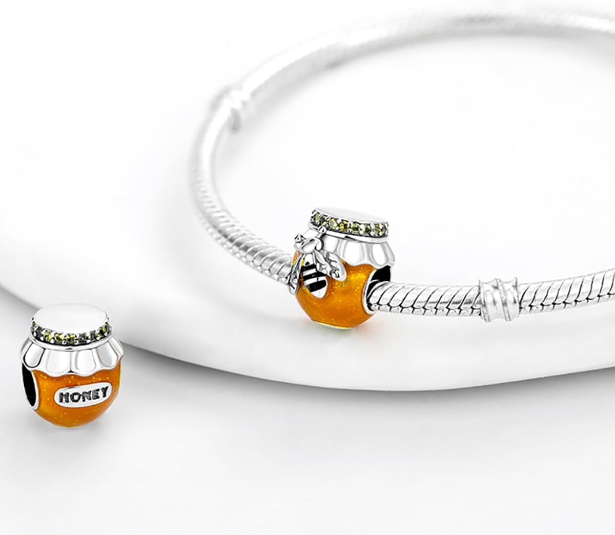 MICOO 925 Sterling Silver Charms for Bracelets and Necklaces Butterfly Charms Beads Insects Flowers Charm Fits Pandora European Bracelets Gifts for Women Family Friends - Image 5