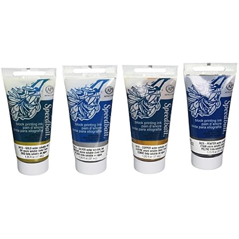 Speedball Metallic Block Printing Ink Set Cover