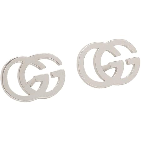 Amazon グッチ ピアス レディース アクセサリー Gucci 9000 Ggマーク 18k ホワイトゴールド 並行輸入品 ネックレス 通販