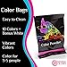 Chameleon Colors 70g Individual Color Powder Packs - 7 Pack - 7 Vibrant Colors - Non-Toxic & Gluten-Free - Great for Holi, Color Wars, Fun Run, Gender Reveal, Summer Camp & More
