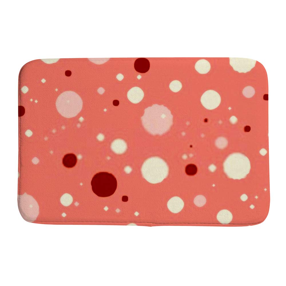 Tapis de douche antidérapant velours corail contre sol glissant