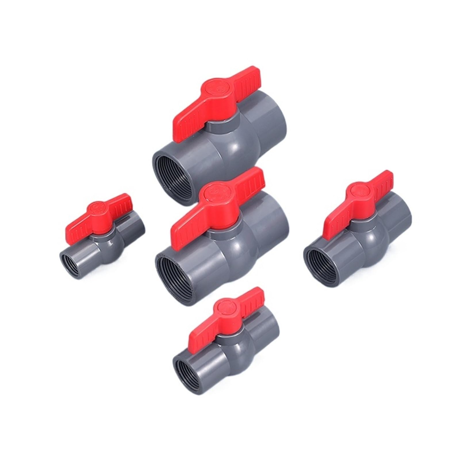 Ozxjw Dn20 1Pcs Pvc Pipe Union Valve Water Fittings Ball Garden Irrigation Connector Aquarium Adapter 20/25/32/40/50Mm(Dn20)