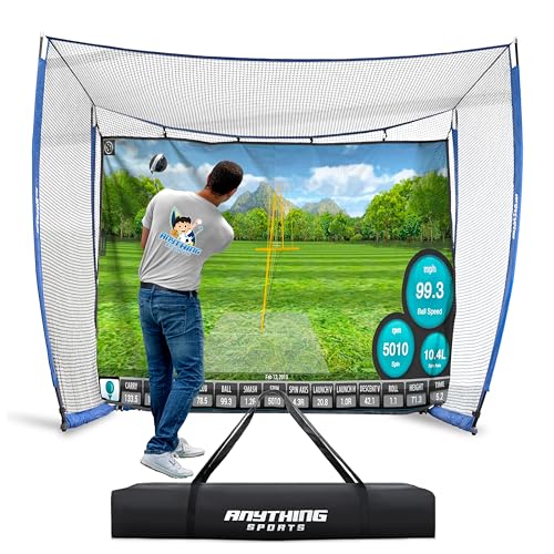 ANYTHING SPORTS Golf Hitting Net with Impact Screen (10x8x4)