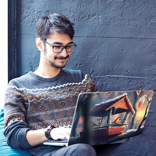 Image of Galaxsia BRIDS Full Body Vinyl Laptop Skin /Sticker /Cover Upto 15.6 Inches Laptops Laminated-Removable-HD Quality Compatible for Hp-Dell-Sony-Lenovo-Asus etc.(15x10 Inches)