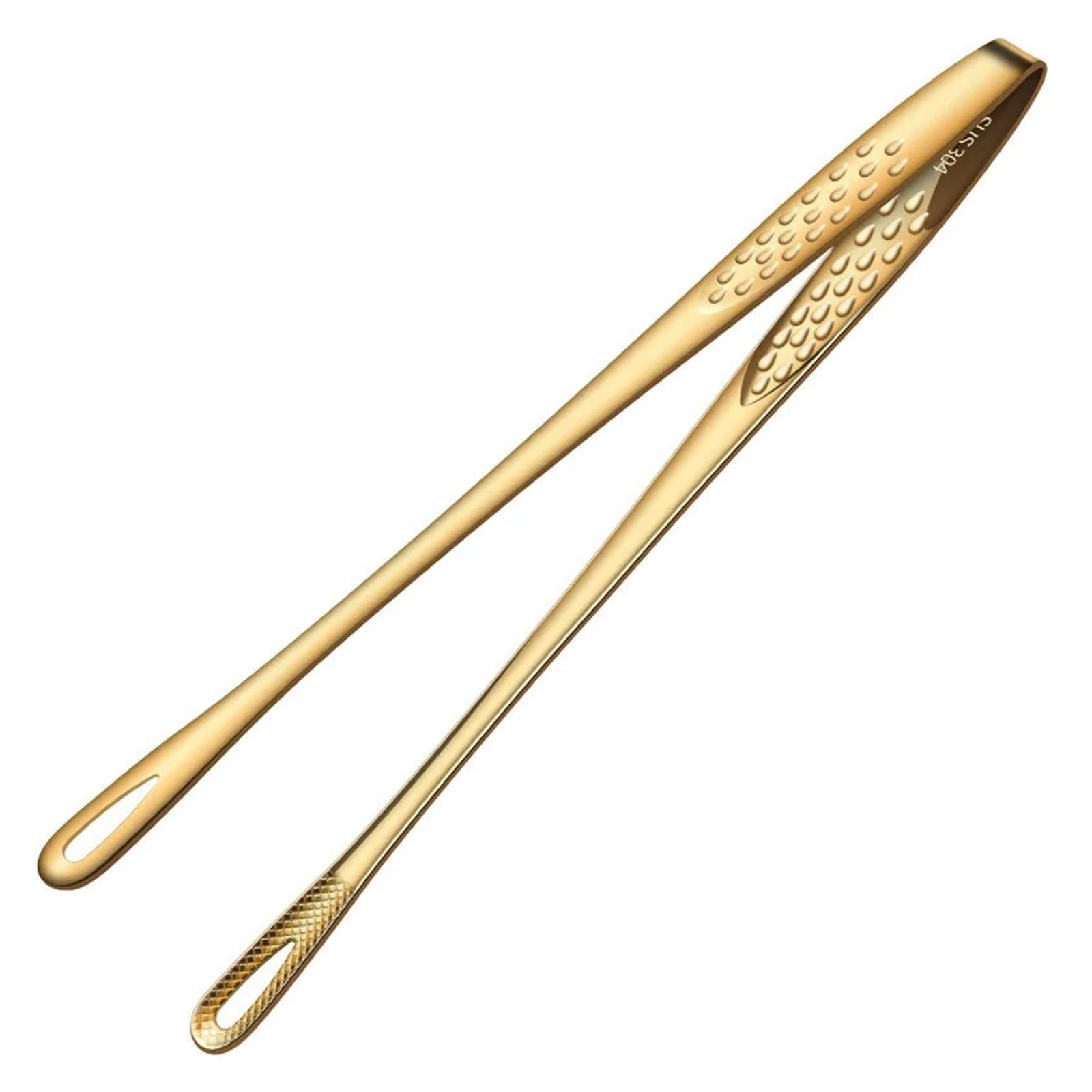 Pinza for barbacoa de acero inoxidable 304, pinzas for comida de cocina, pinzas portátiles for barbacoa, pinza for servir Buffet, herramienta de cocina for cocinar patatas fritas(C)