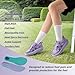 Women's Orthopedic Diabetic Wide Walking Shoes: Comfortable Fit Neuropathy Plantar Fasciitis Orthotic Overpronation Relief Athletic Sneakers, Lightweight Golf Road Running Shoes Purple Size 7