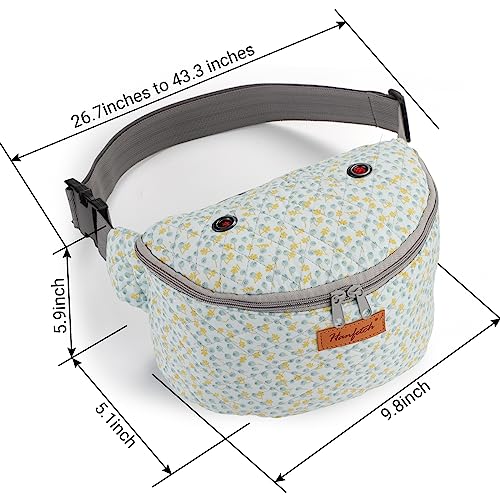 Image of Yarn Crossbody Waist bag Small Yarn Storage Organizer for Yarn Skeins-Organizer for Crochet Hooks and Accessories