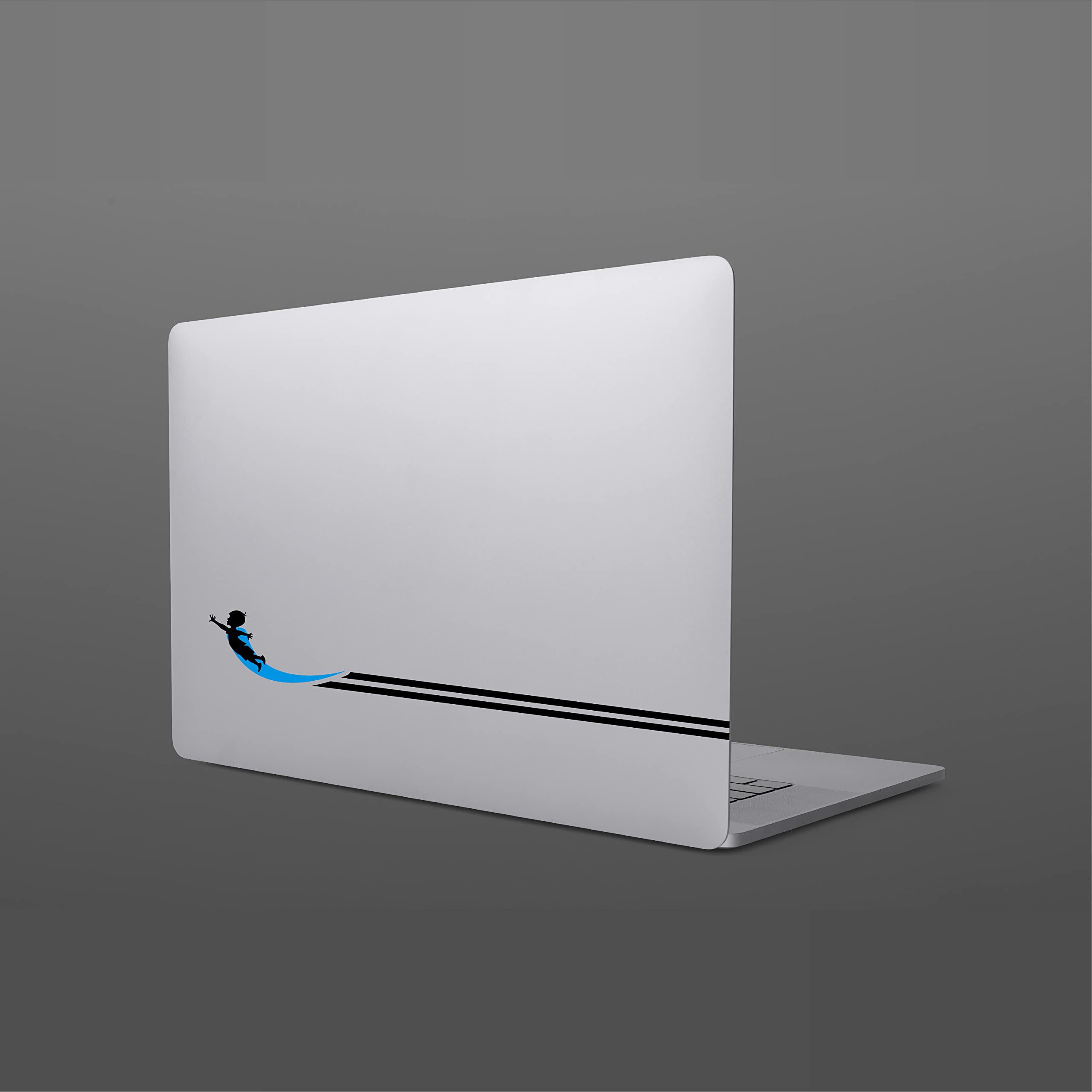 VVWV Creative Laptop Sticker Laptop Skin Decal Full Body Die Cut Boys Girls Laptop Stickers Suitable for All Universal Laptops (SkyBlue & Black) (B0B56LD9TG) Amazon Price History, Amazon Price Tracker
