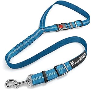 Dog Seat Belt for Car, Headrest Dog Car Harness – Adjustable Reflective, Elastic Durable 2-in-1 Leash and Restraint…