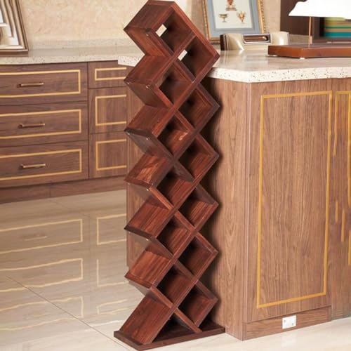 Soporte para vino de madera para 13 botellas miniatura 4