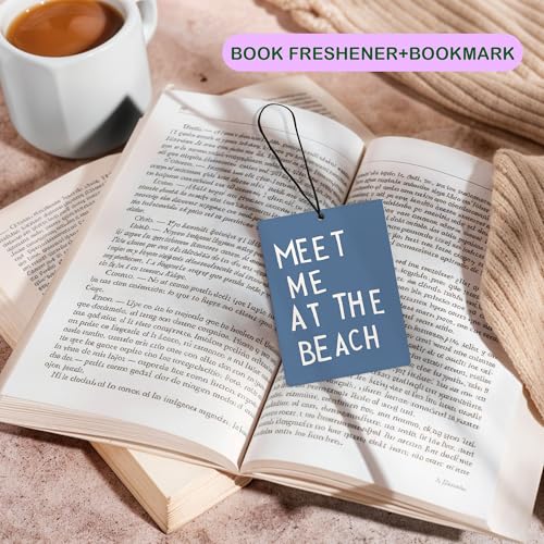 Image of Cute Preppy Beach Car Air Freshener, Pink and Blue Coastal Seashell Starfish Beachy Air Freshener Hanging 3 Pcs for Cars Closet Drawer or Books, Girly Beach Car Accessories Mirror Decor for Women