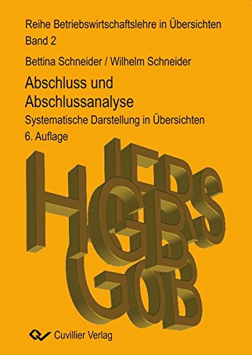 Abschluss und Abschlussanalyse: Systematische Darstellung in Übersichten Abschluss und Abschlussanalyse: Systematische Darstellung in Übersichten