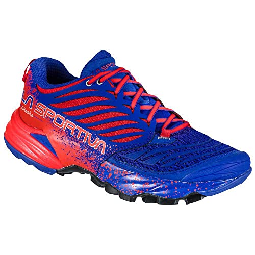 LA SPORTIVA Akasha Woman, Zapatillas de Trail Running Mujer, Royal Cher, 38.5 EU