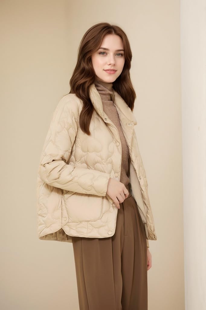 Women's Ultra-Lightweight Winter Warm Short Puffer Jacket - Image 2