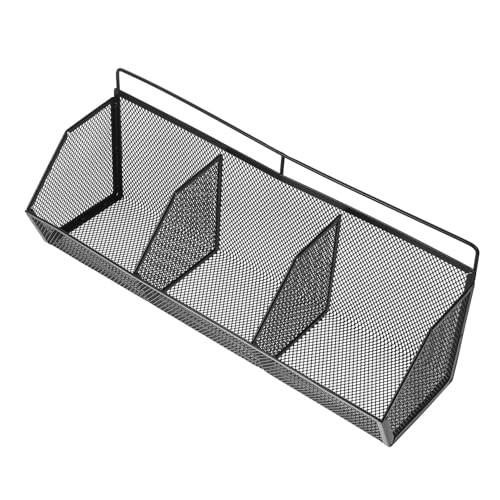 TIDTALEO 1Set Wall Mounted Metal Storage Basket Versatile Organizer with
