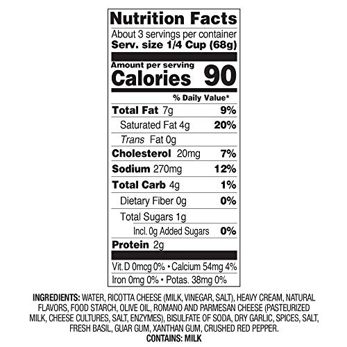 Paesana New York’s White Pizza Sauce, Gluten Free, Kosher Dairy, 8.5 Oz - Made In The Usa. #TOP3