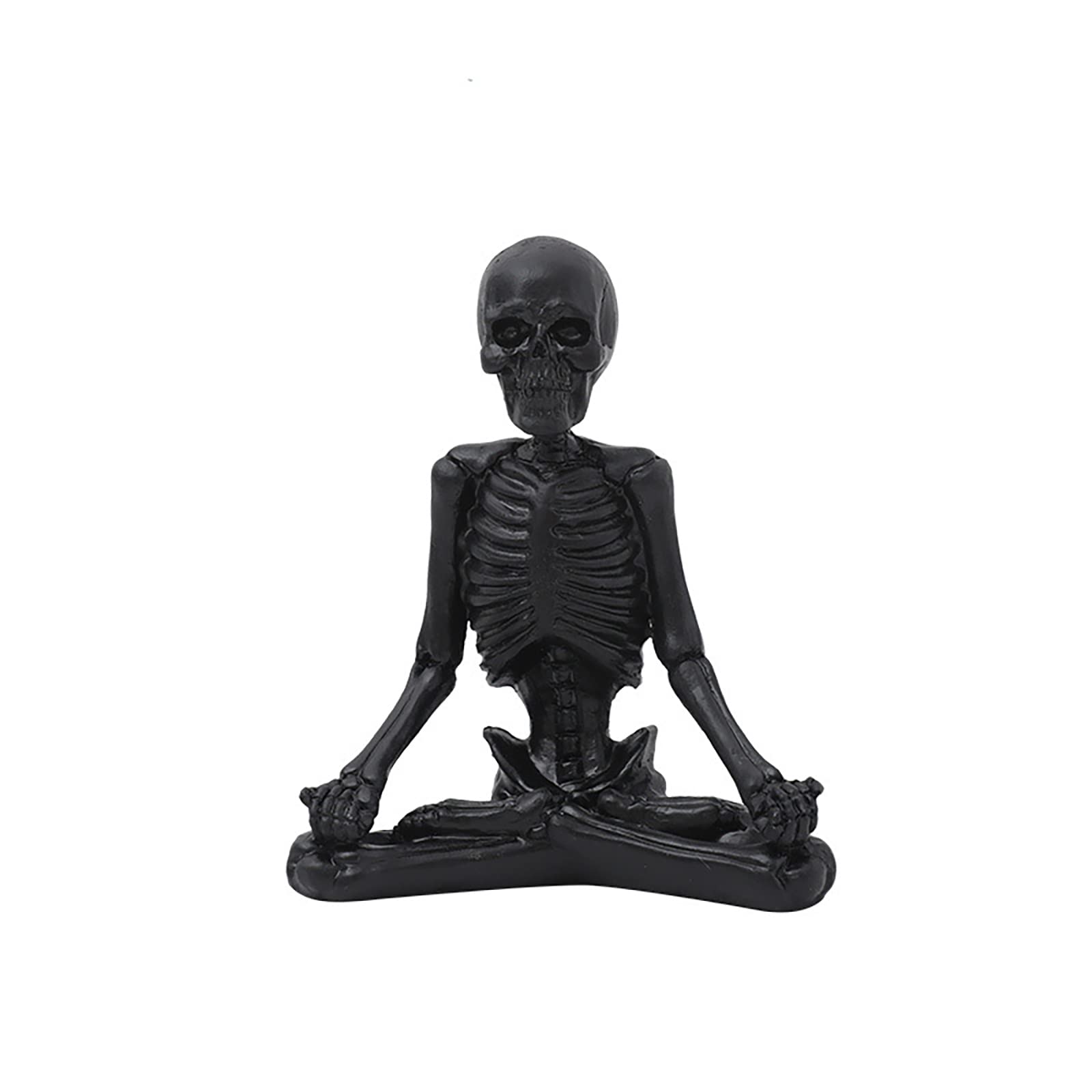 AubnICOYoga skeleton figurines Statue Halloween Ghost Festival Yoga Skeleton Character Decorations,5