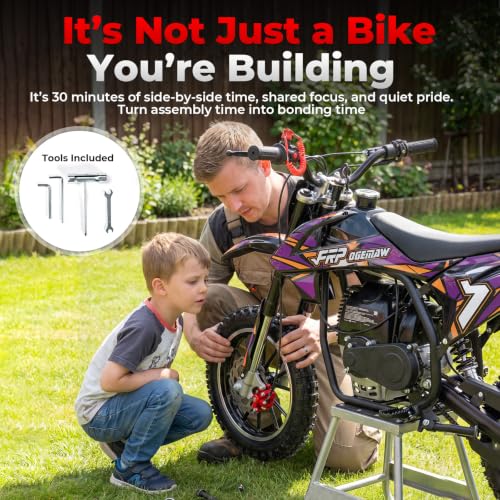 Image of FRP FX40 Gas Dirt Bike For Teens 40cc 4-Stroke Dual Disc Brake Off Road
