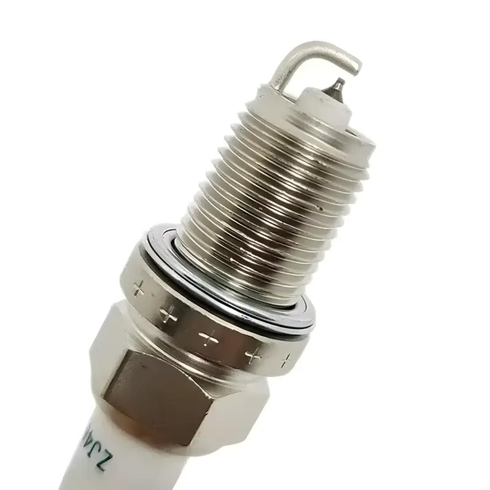 4 Stück Iridium-Zündkerze, 18 mm Gewinde, kompatibel mit Kfz-Motorradteilen 2007 2015 1.3L 1.5L 2008 2014 1.6L für Teilenummer ZJ46-18-110 SK16PRE13 SK16PR-E13 ZJ4618110