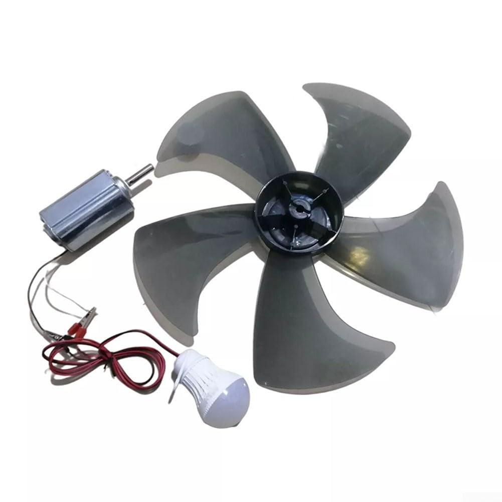 Gearmotor Générateur à aimant permanent 12 V 80 W pour éolienne à monter soi-même et modèles à manivelle, kit scientifique éducatif en plein air (lot de 1)
