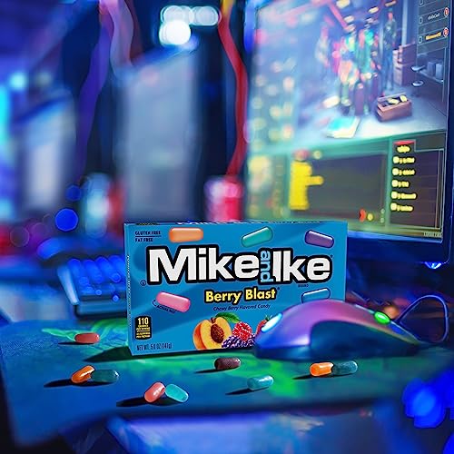 Image of Mike and Ike Candy, Berry Blast, 4.25oz Theater Box, Pack of 12