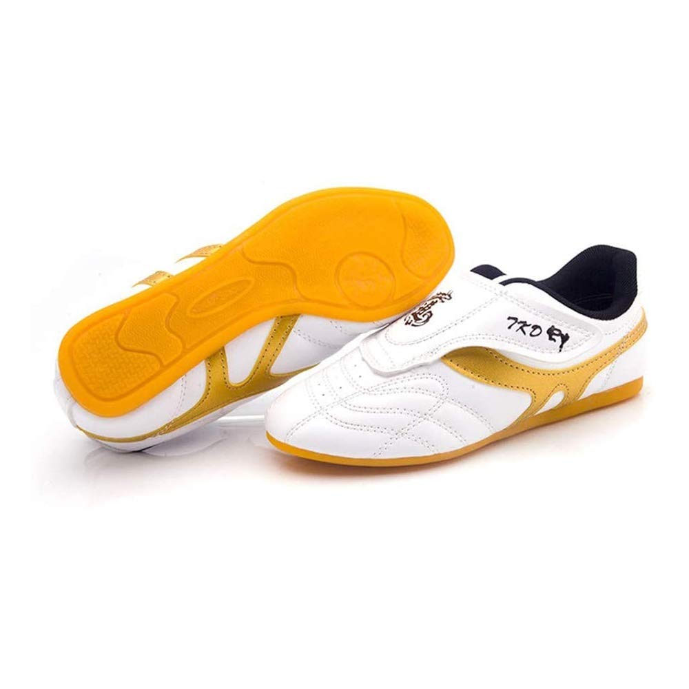 Meng Zapatillas De Taekwondo Antideslizantes Zapatos De Artes Marciales (Color : White, Size : 39)