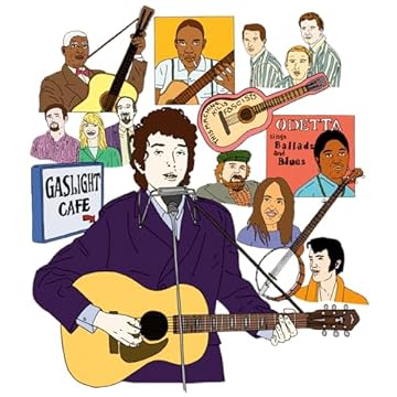 Capa do livro Folk Music: Uma biografia de Bob Dylan em sete canções