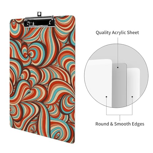 Clipboard pour papier et documents A4 idéal pour les réunions et le travail nomade