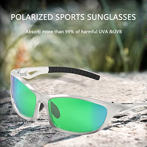 Lasiyanor Lightweight Tac Polarized Sports Sunglasses, Tr90 Adjustable Temples Nose Pads Running Cycling Uv400 For Men Women #TOP1