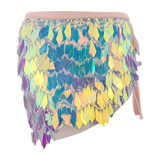 Jupe scintillante sequin confort extensible pour déguisement chic