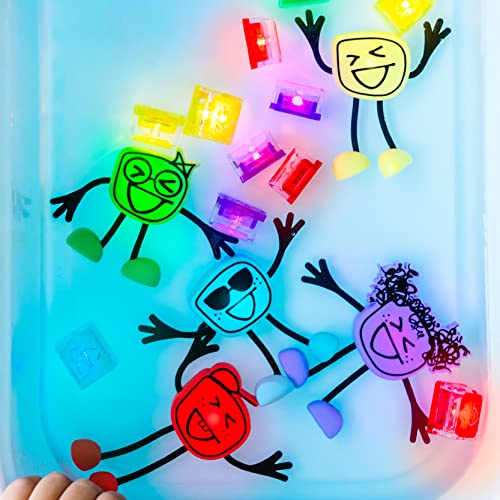 Glo Pals Lumi Water-Activated Bath Toy With 6 Reusable Light-Up Cubes For Sensory Play #TOP7