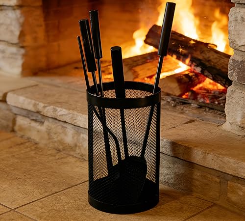 Versatile e Funzionale: Adatto per bruciatori a legna, fuochi aperti e caminetti tradizionali, questo set versatile è progettato per soddisfare una varietà di esigenze per il caminetto. Combina praticità con un aspetto elegante, rendendolo un'ottima scelta per qualsiasi configurazione del caminetto