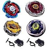 Inkl Beschleunigunslauher Rapdity Set 4X Kampfkreisel 4D Legendär Metall Masters der Beybladesserie Fusion OVP Speed-Launcher Beschleunigungslauncher