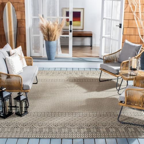 SAFAVIEH Washable Rug Outdoor Courtyard Collection - 8' x 11',
