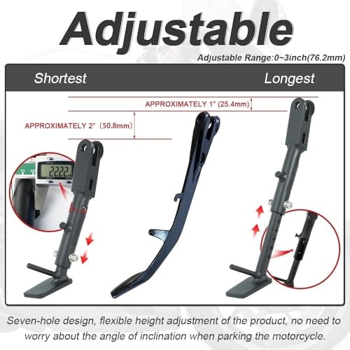 Support béquille moto pour VFR 800 et Interceptor VFR800A ABS avec latérale réglable
