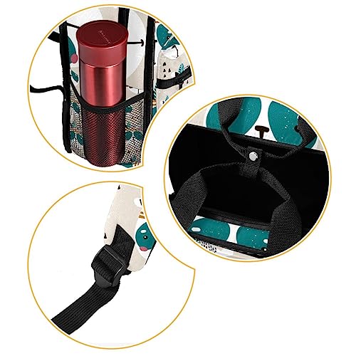 Sac à dos panda pour garçons multicolore de 35.5 cm