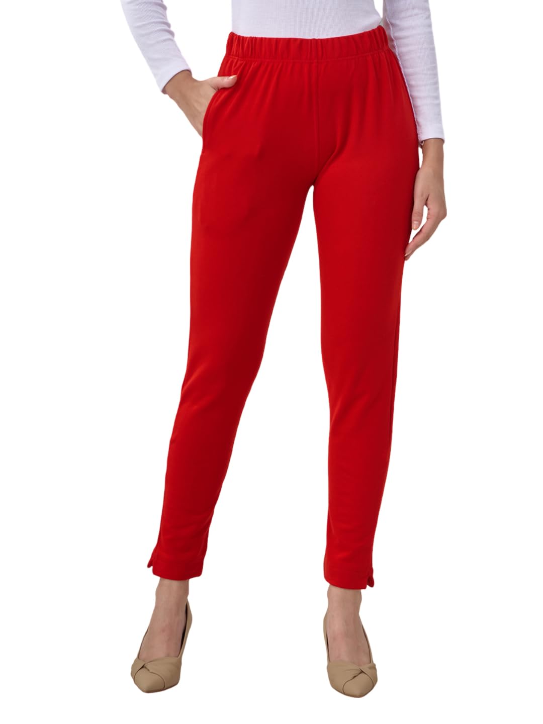 Lyra Cotton Premium Winter Kurti Pant For Women | Pack Of 1 Red