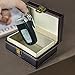 MONOJOY Faraday PU Leather Box Cage Anti Theft Car Keyless Signal Blocker Security RFID Faraday Key Fob Protector Prevent Your Key Fob from Being Scanned