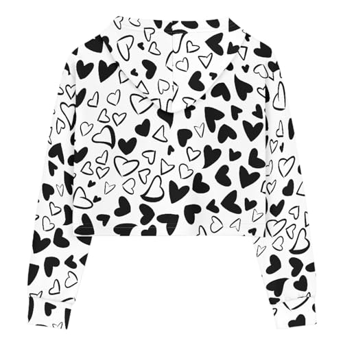 Girls Crop Top Hoodie Athletic Stretchy Short Hoodie for Girls,Comfort Fabric,Ideal for Playdates Travel,Size 5-6Y4