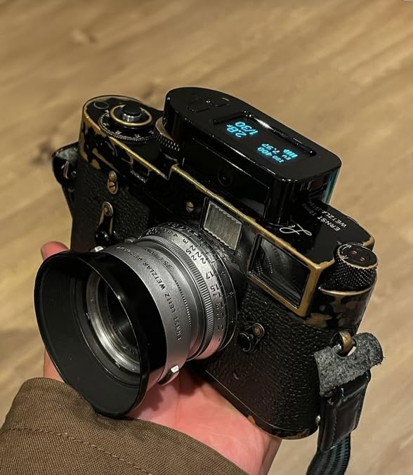 KEKS M-eter Paint Black by antonKUNZE Light Meter for Leica M