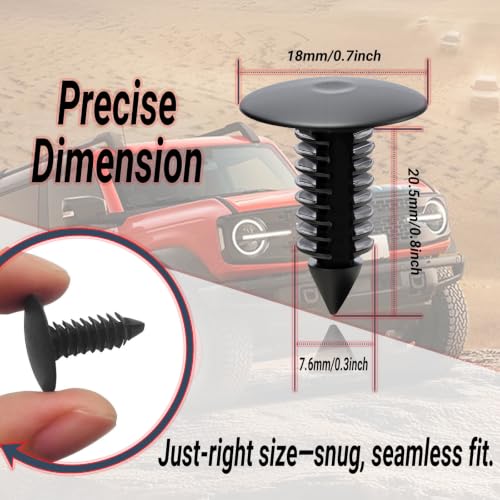 ANTS PART 1000 Pcs Auto Car Fender & Bumper Shield Fastener Clips for GM... - Image 2